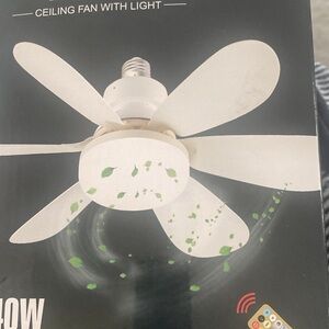 Flower fan light small